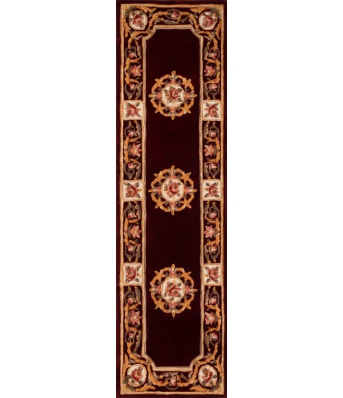 Momeni Harmony India Area Rug HAI12 Burgundy 2' X 3'