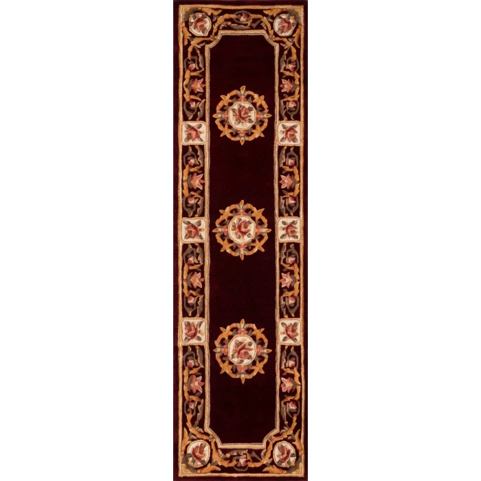 Momeni Harmony India Area Rug HAI12 Burgundy 6' X 6' Octagon