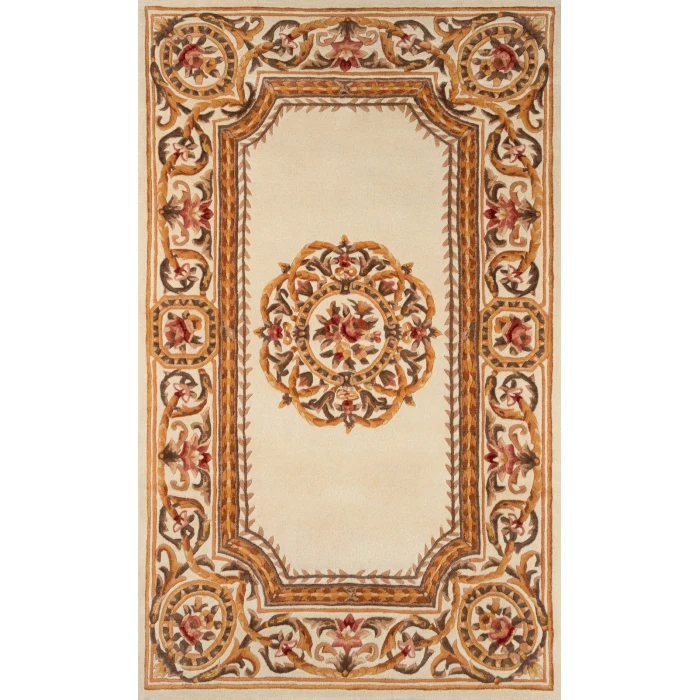 Momeni Harmony India Area Rug HAI12 Ivory 3'6 X 5'6