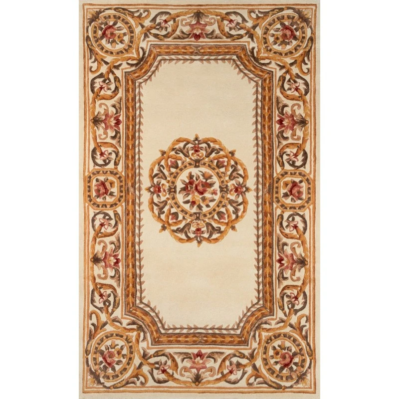 Momeni Harmony India Area Rug HAI12 Ivory 5' X 8'