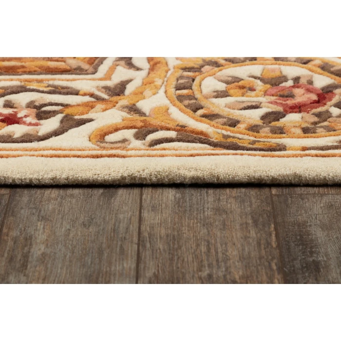Momeni Harmony India Area Rug HAI12 Ivory 3'6 X 5'6