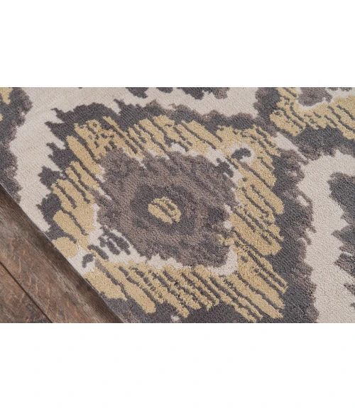 Momeni Heavenly Area Rug HE-03 Grey 4' X 4' Round