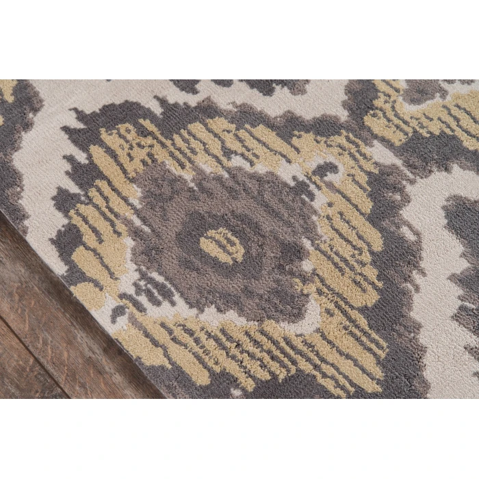 Momeni Heavenly Area Rug HE-03 Grey 4' X 4' Round