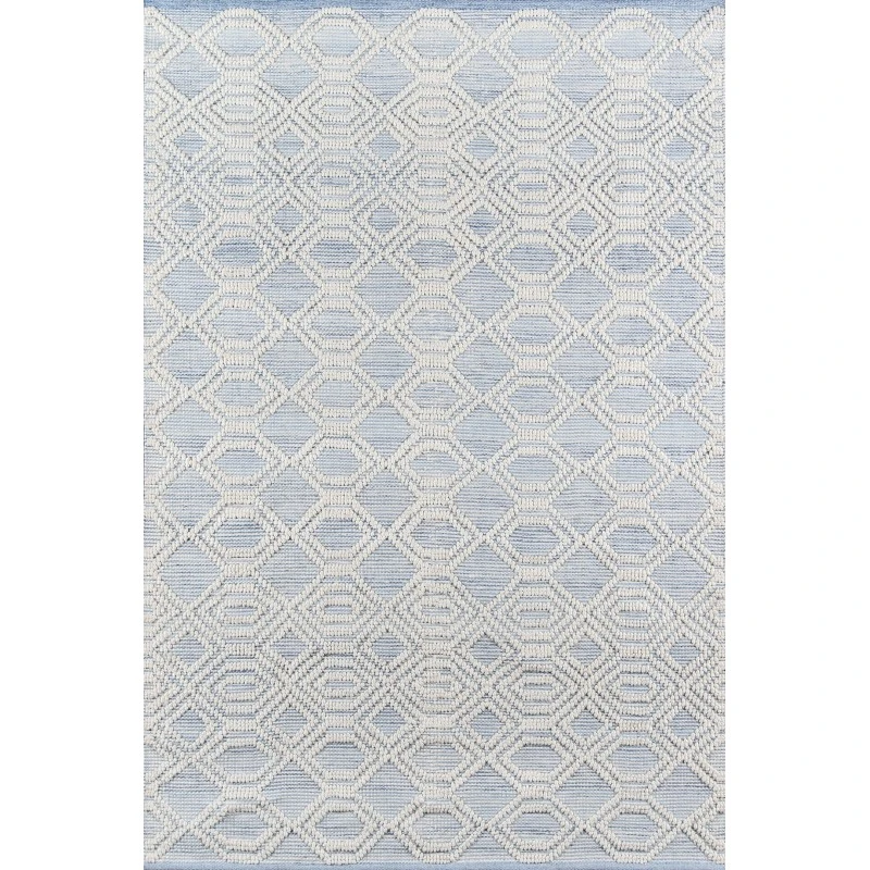 Momeni Hermosa Area Rug HRM-1 Light Blue 5' X 8'