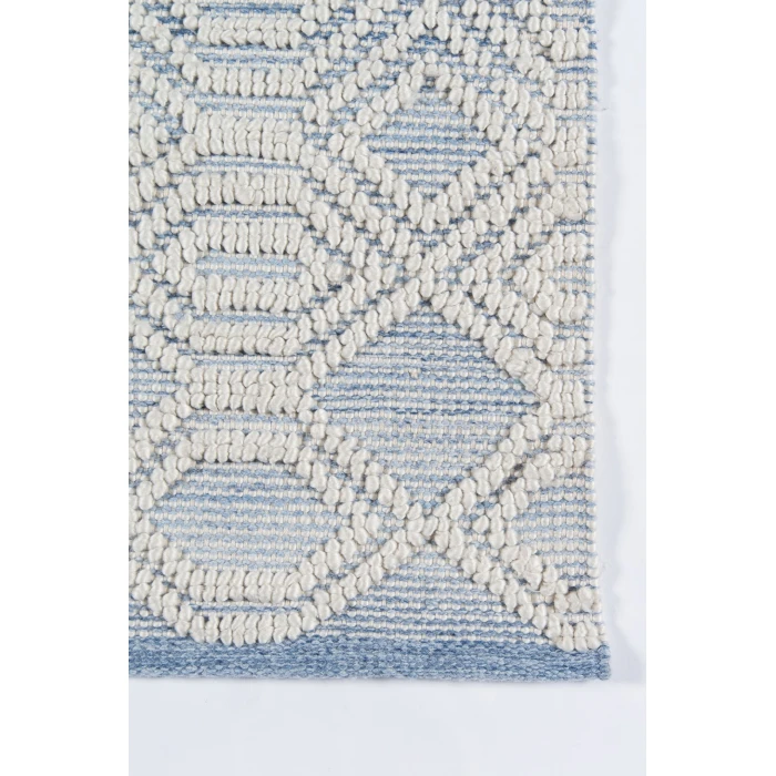 Momeni Hermosa Area Rug HRM-1 Light Blue 2'3 X 8' Runner