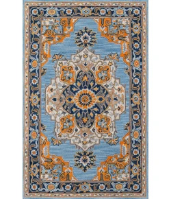Momeni Ibiza Ibi-1 Blue Area Rug 8 ft. X 10 ft. Rectangle