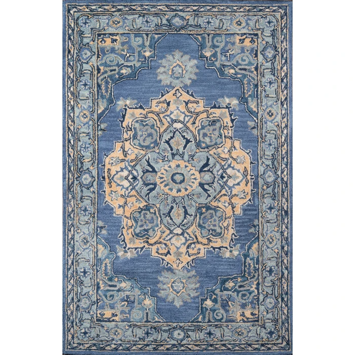 Momeni Ibiza Area Rug IBI-1 Denim 5' X 8'