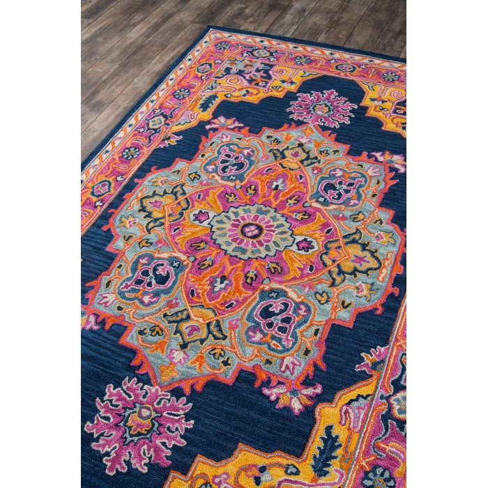 Momeni Ibiza Area Rug IBI-1 Navy 5' X 8'