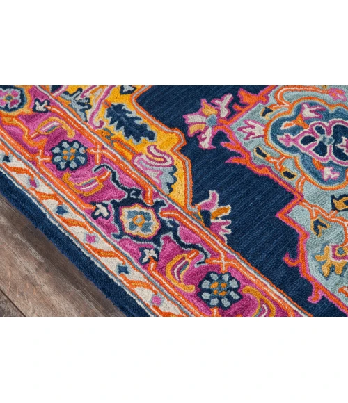 Momeni Ibiza Area Rug IBI-1 Navy 3' X 5'