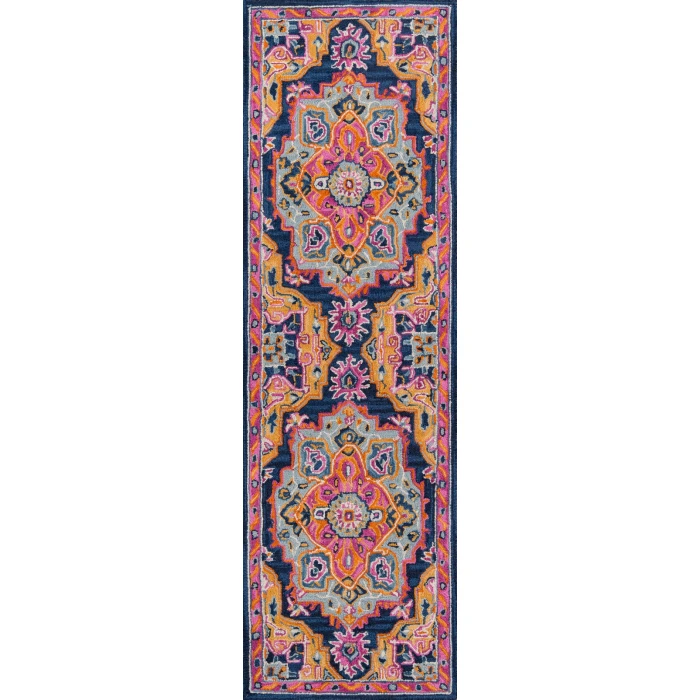 Momeni Ibiza Area Rug IBI-1 Navy 5' X 8'