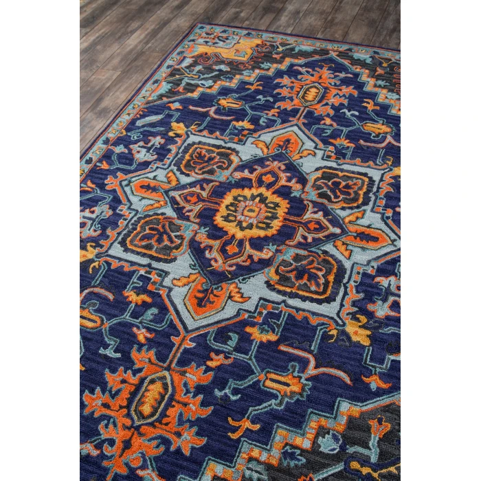 Momeni Ibiza Area Rug IBI-2 Navy 2'3 X 7'10 Runner