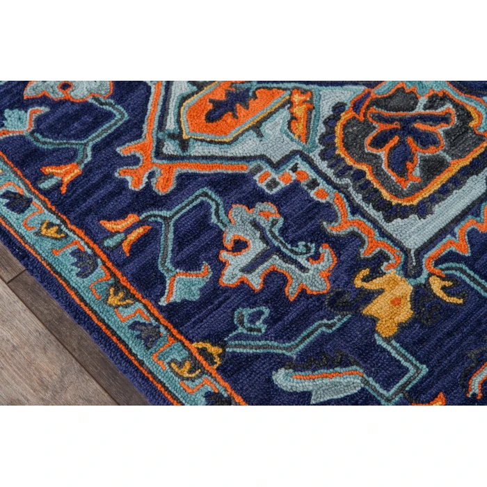 Momeni Ibiza Area Rug IBI-2 Navy 2'3 X 7'10 Runner