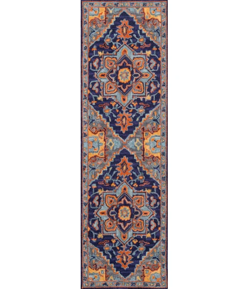 Momeni Ibiza Area Rug IBI-2 Navy 3' X 5'