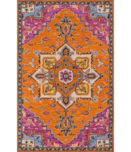 Momeni Ibiza Area Rug IBI-2 Orange 3' X 5'