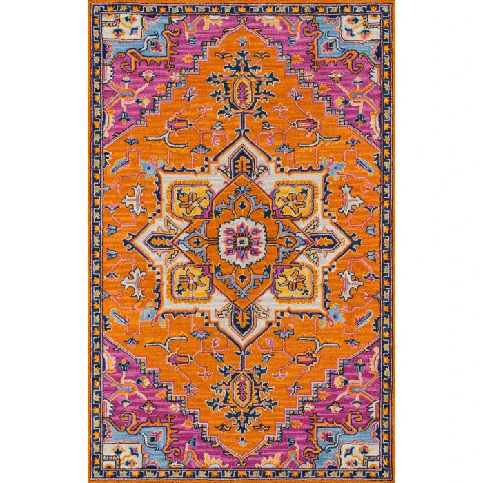 Momeni Ibiza Area Rug IBI-2 Orange 2'3 X 7'10 Runner