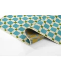 Novogratz Icon Blue ICN-1 2 ft. 8 in. X 8 ft. Rect. Rug