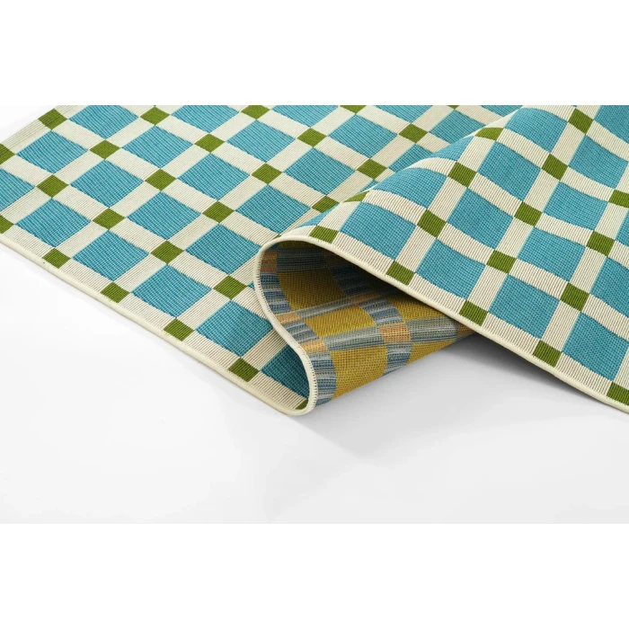 Novogratz Icon Blue ICN-1 2 ft. 8 in. X 8 ft. Rect. Rug