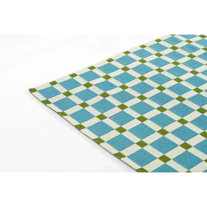 Novogratz Icon Blue ICN-1 2 ft. 8 in. X 8 ft. Rect. Rug