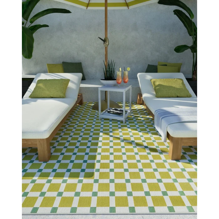Novogratz Icon Green ICN-1 8 ft. 10 in. X 11 ft. 10 in. Rect. Rug