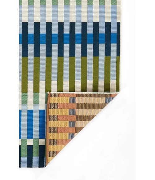 Novogratz Icon Blue ICN-2 2 ft. 8 in. X 8 ft. Rect. Rug