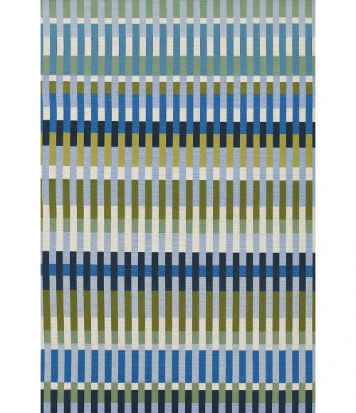 Novogratz Icon Blue ICN-2 2 ft. 8 in. X 8 ft. Rect. Rug