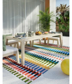 Novogratz Icon Multi ICN-2 2 ft. 8 in. X 10 ft. Rect. Rug