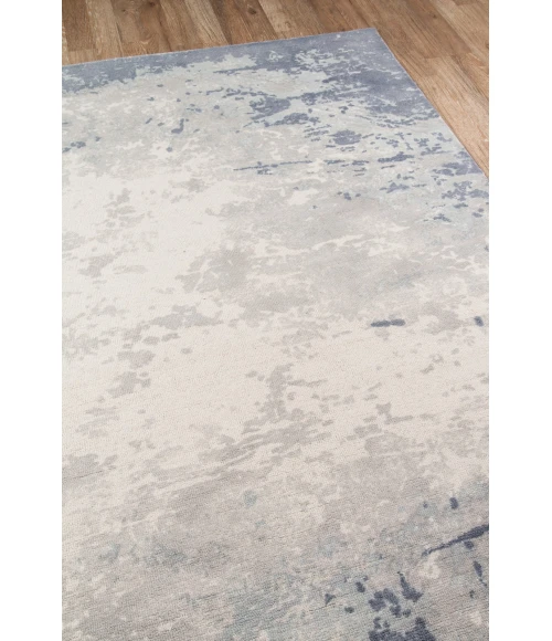 Momeni Illusions Area Rug IL-03 Blue 2'3 X 8' Runner