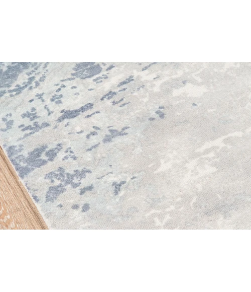 Momeni Illusions Area Rug IL-03 Blue 2'3 X 8' Runner
