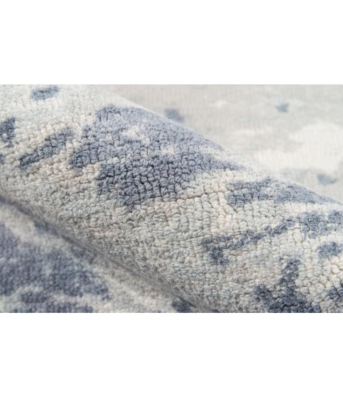 Momeni Illusions Area Rug IL-03 Blue 2'3 X 8' Runner