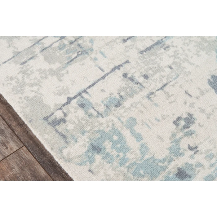 Momeni Illusions Area Rug IL-04 Blue 2'3 X 8' Runner