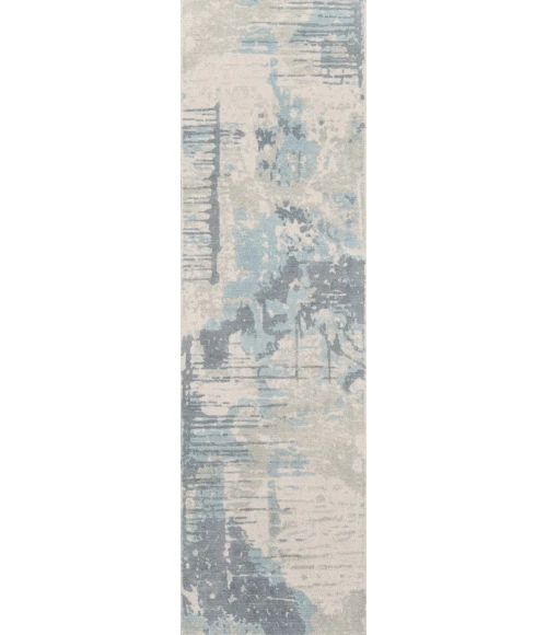Momeni Illusions Area Rug IL-04 Blue 3'6 X 5'6