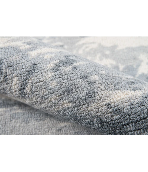 Momeni Illusions Area Rug IL-05 Grey 5' X 7'6