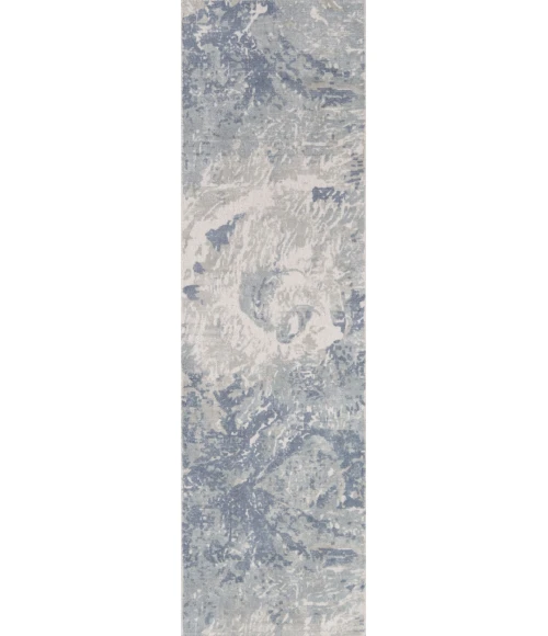 Momeni Illusions Area Rug IL-05 Grey 5' X 7'6
