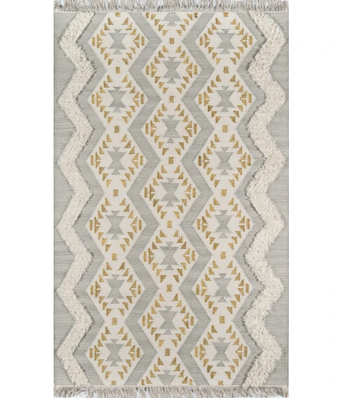 Momeni Indio Area Rug IND-1 Beverly Grey 5' X 7'