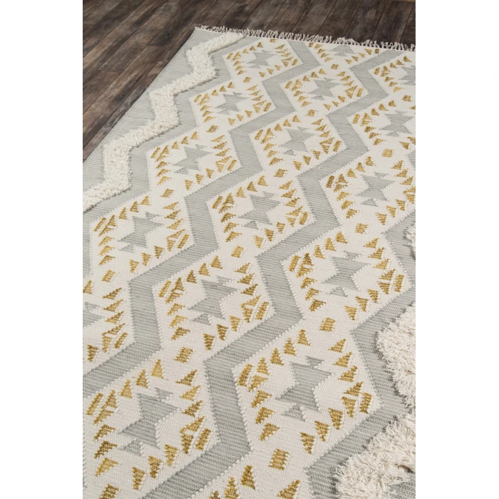 Momeni Indio Area Rug IND-1 Beverly Grey 5' X 7'