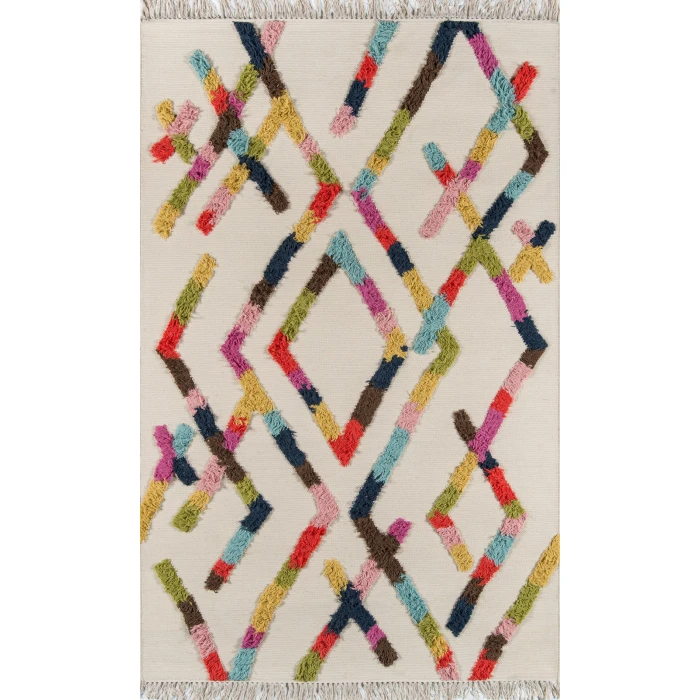 Momeni Indio Area Rug IND-3 Ramona Multi 3' X 5'
