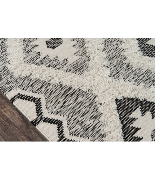 Momeni Indio Area Rug IND-5 Sierra Black 5' X 7'