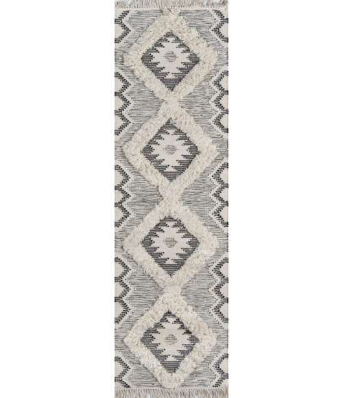 Momeni Indio Area Rug IND-5 Sierra Black 5' X 7'