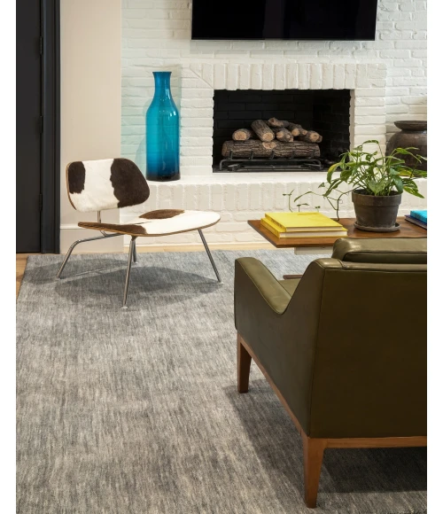 Novogratz Iris IR-01 Blue 5 ft. X 8 ft. Rectangle Rug