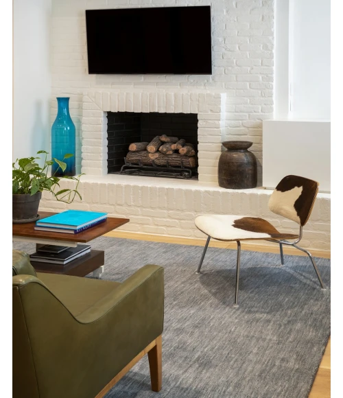 Novogratz Iris IR-01 Blue 5 ft. X 8 ft. Rectangle Rug