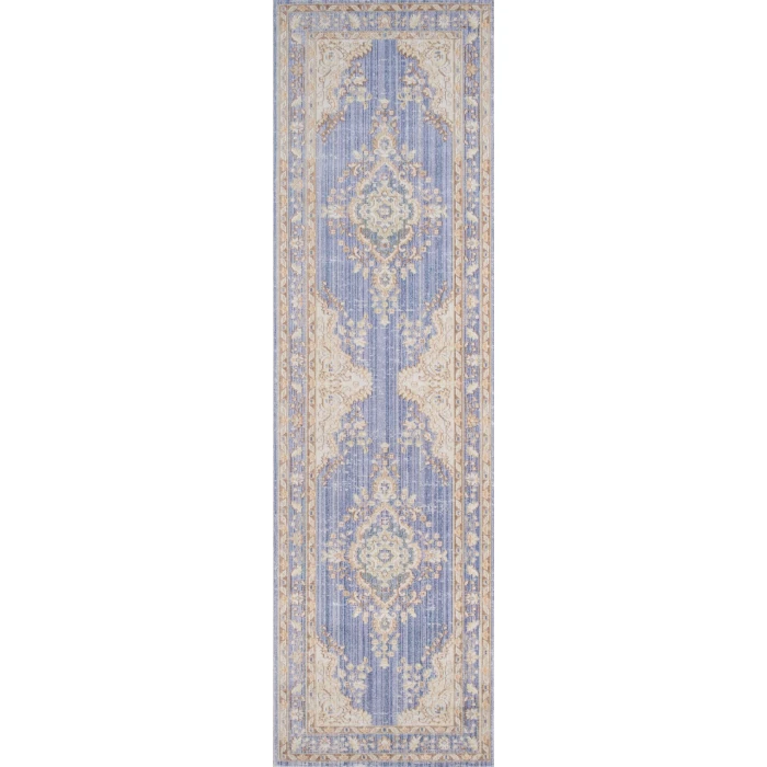 Momeni Isabella Area Rug ISA-1 Periwinkle 2'7 X 8' Runner