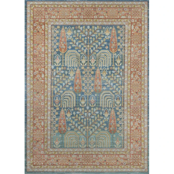 Momeni Isabella ISA-8 Blue 5'3" X 7'3" Area Rug
