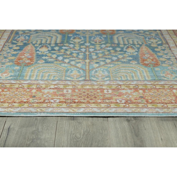 Momeni Isabella ISA-8 Blue 5'3" X 7'3" Area Rug