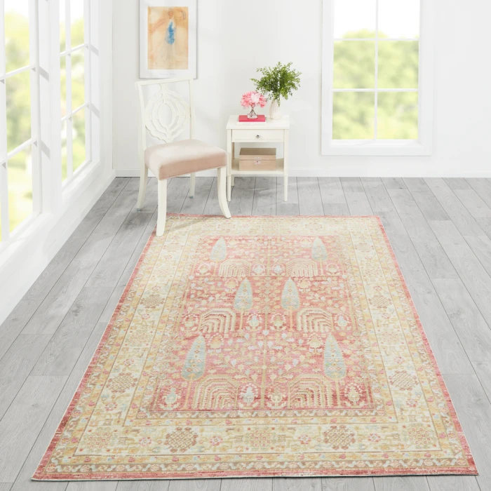 Momeni Isabella ISA-8 Pink 5'3" X 7'3" Area Rug