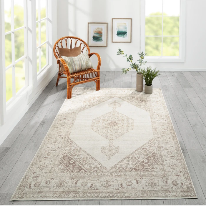 Momeni Isabella ISA10 Brown 5'3" X 7'3" Area Rug