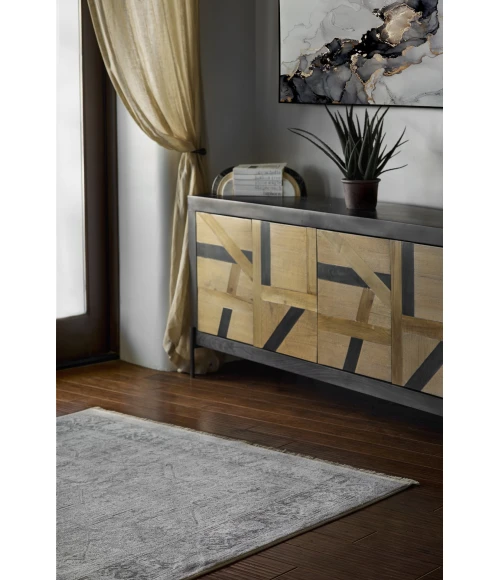 Momeni Izmir Grey IZ-10 2ft. X 3ft. Rect. Rug