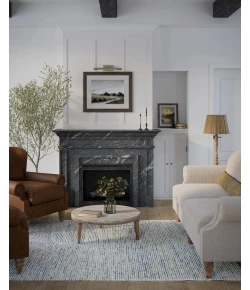 Momeni Jax JAX-1 Blue 3 ft. 6 in. X 5 ft. 6 in. Rectangle Rug