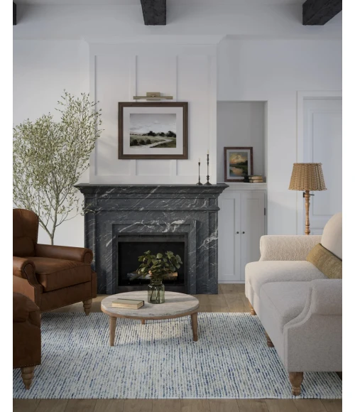 Momeni Jax JAX-1 Blue 3 ft. 6 in. X 5 ft. 6 in. Rectangle Rug