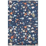 Momeni Novogratz Jem Jem-2 Navy Area Rug 2 ft. 3 in. X 8 ft. Runner