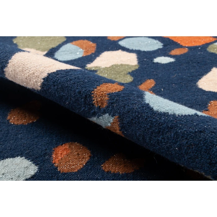Momeni Jem Area Rug JEM-2 Terri Navy 5' X 7'6